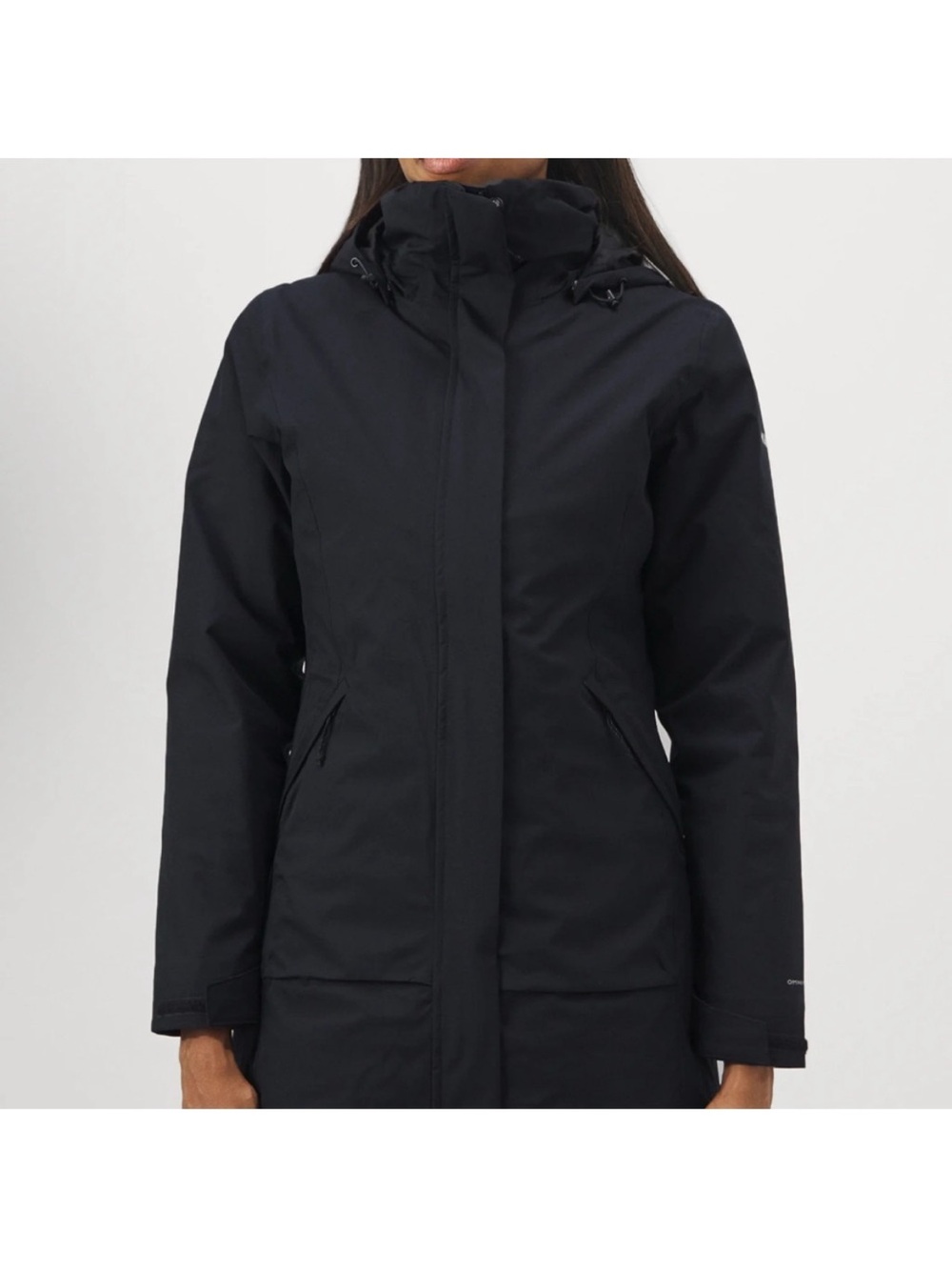 Columbia Black Hooded Ski Parka